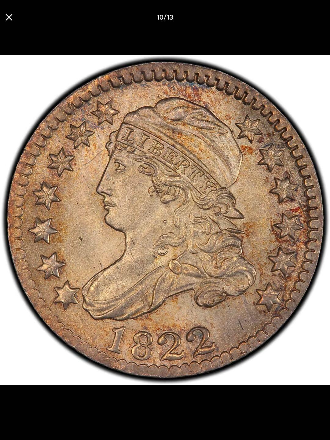 美国历代10美分银币