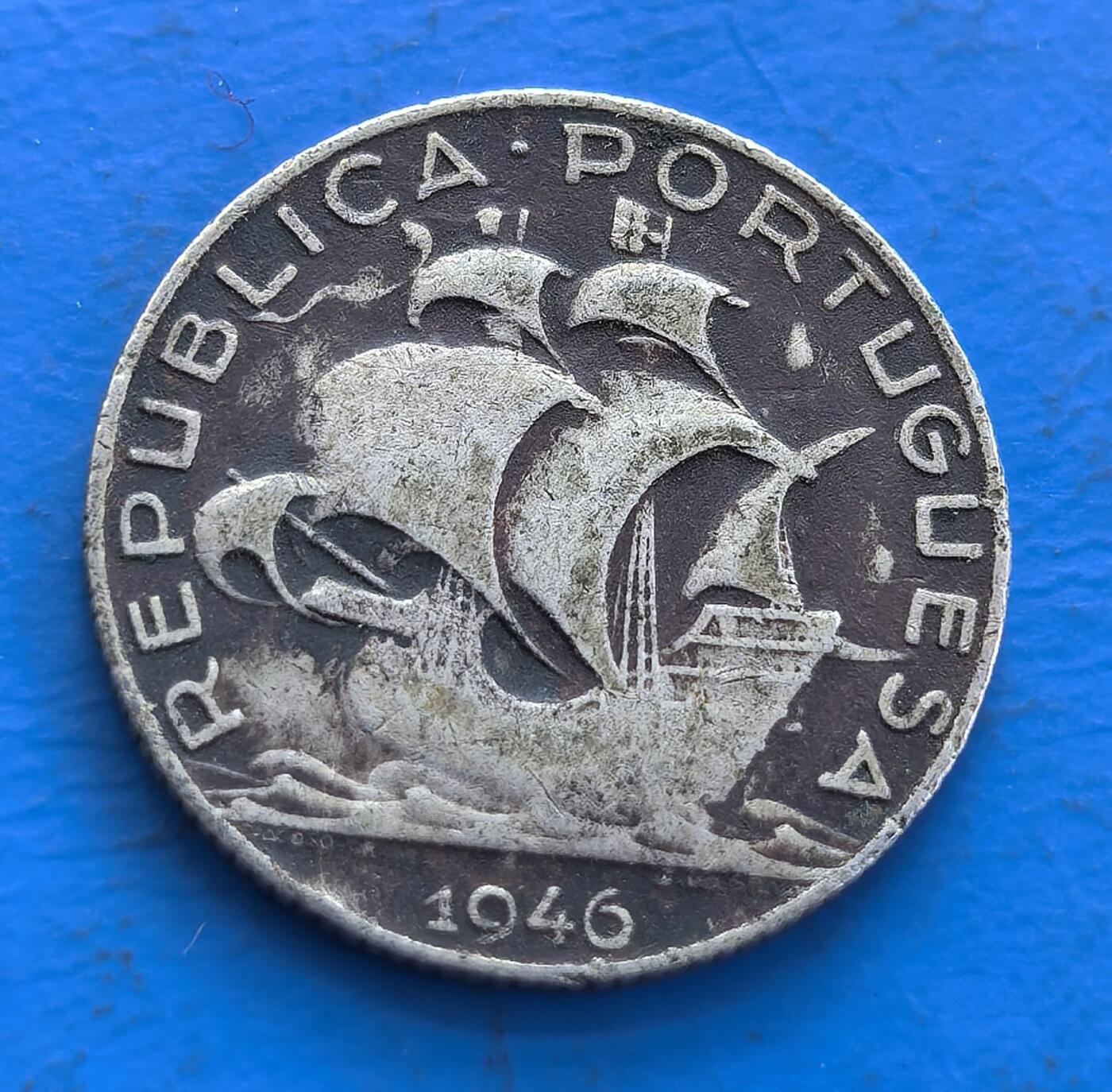 葡萄牙1946年2.5埃斯库多银币