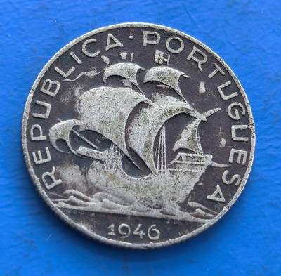 葡萄牙1946年2.5埃斯库多银币