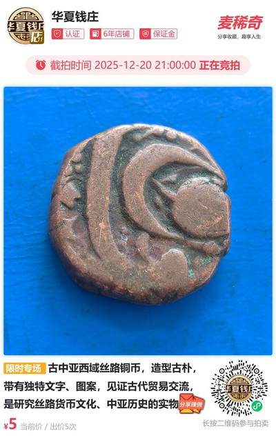 古中亚西域丝路铜币