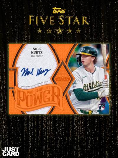 配置暴增！2025 Topps Five Star 棒球卡超前瞻