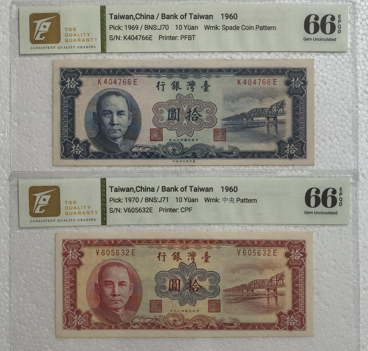 横一版新台币纸币