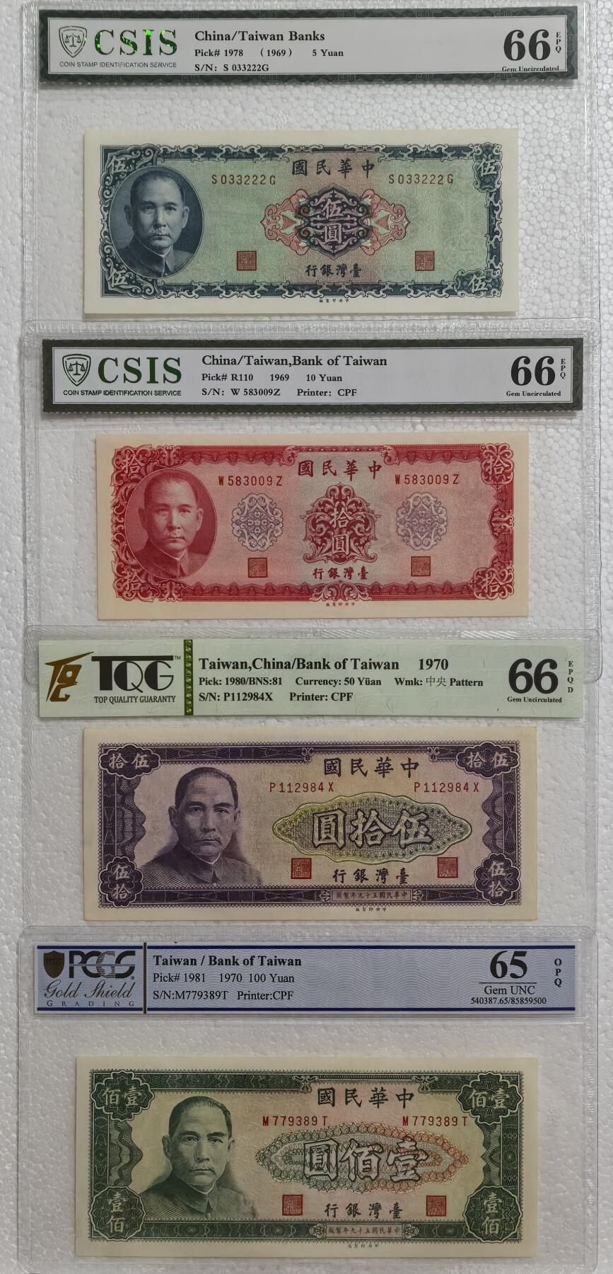 横二版新台币纸币