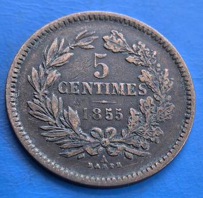 卢森堡1855年5 分