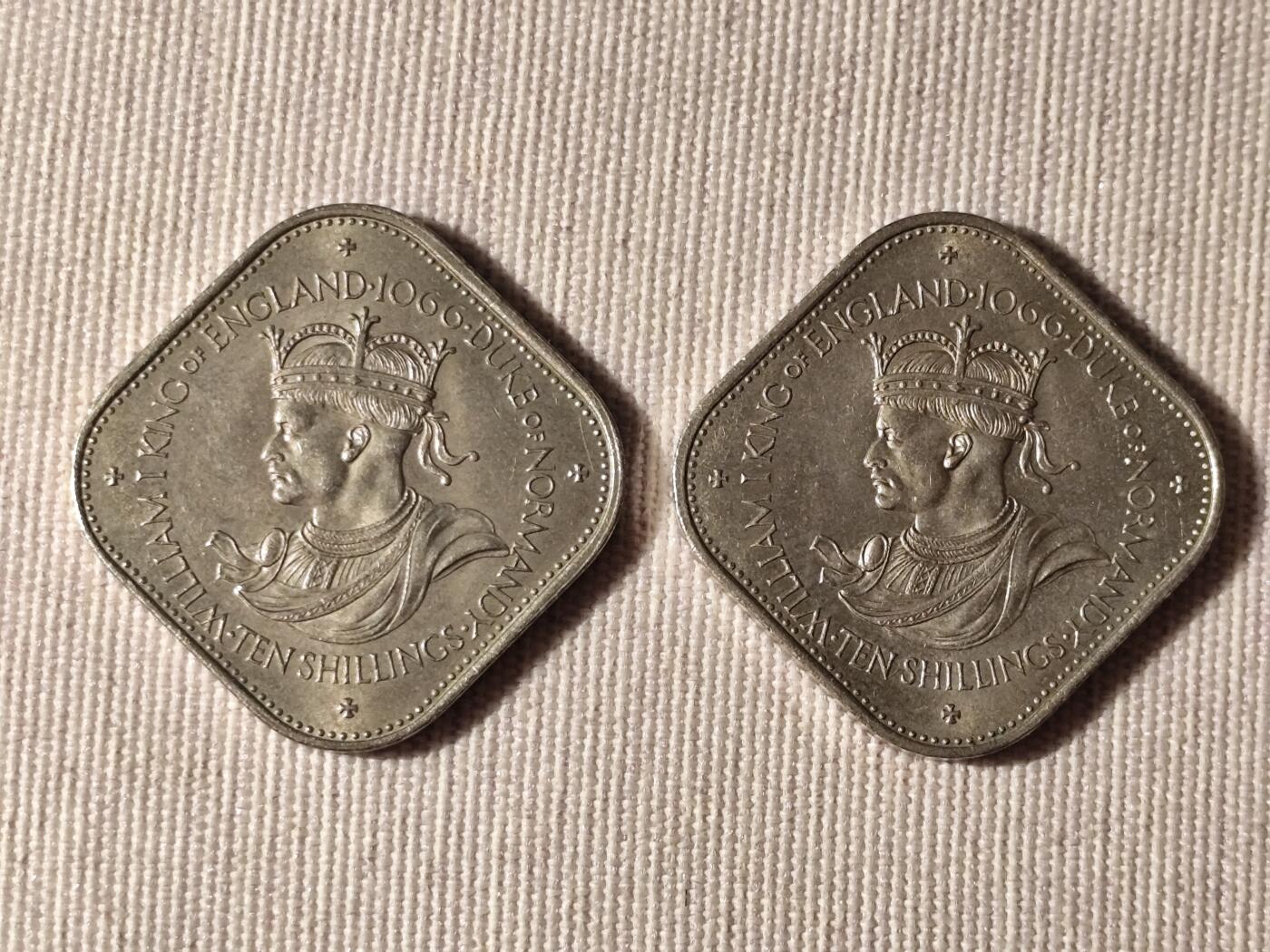 冷门但好玩！这枚圆角方形10先令，记录了改变英国的诺曼征服