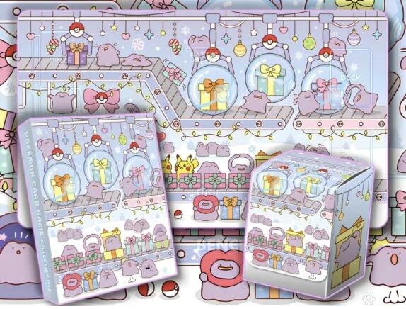 韩国推出圣诞主题百变怪宝可梦卡牌周边