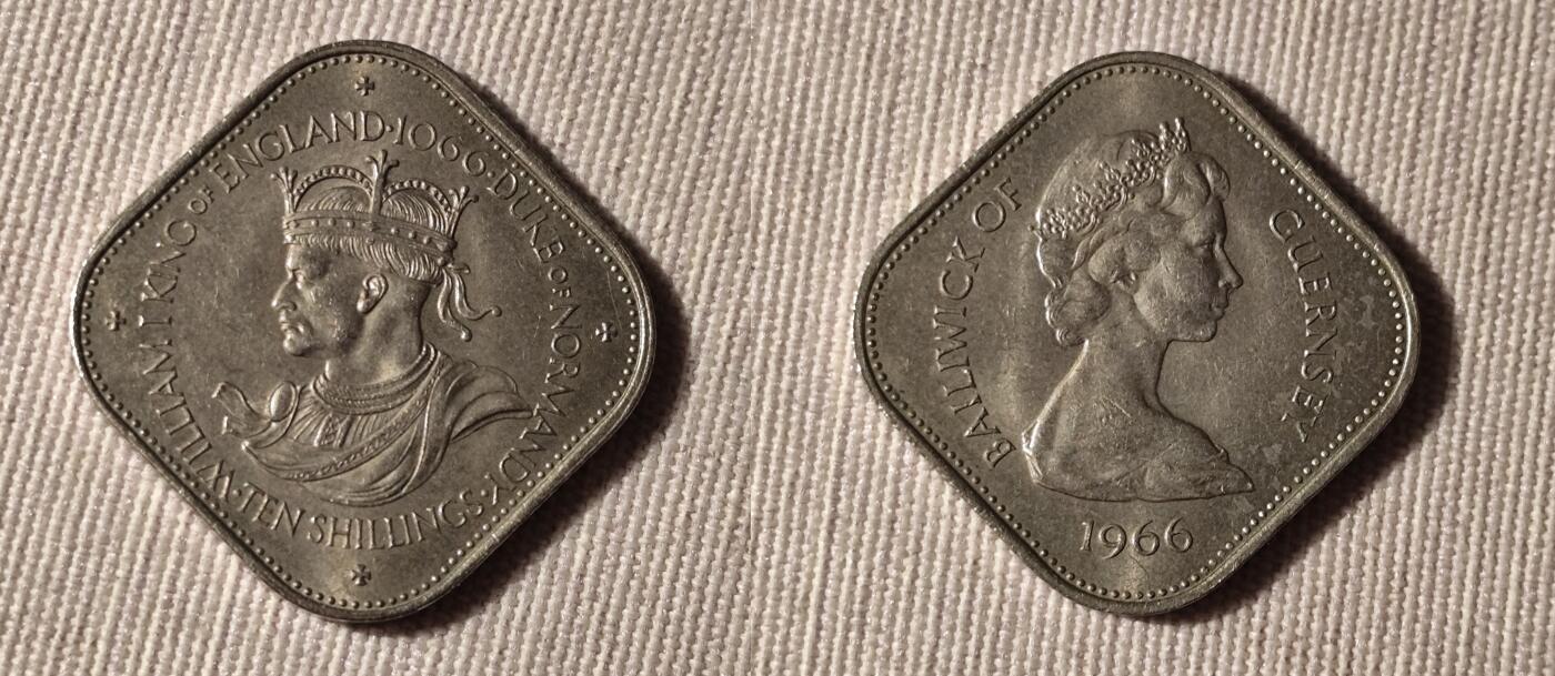 冷门但好玩！这枚圆角方形10先令，记录了改变英国的诺曼征服