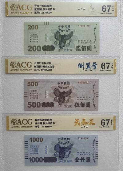 台湾五倍振兴经济消费券