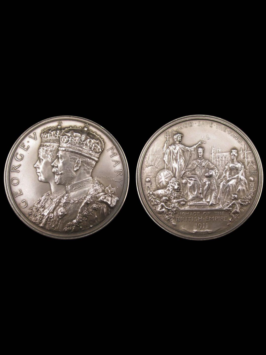 1911年乔治五世加冕纪念大银章