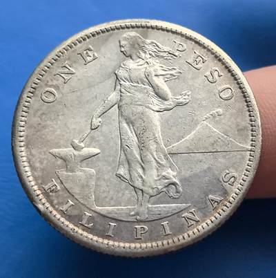美属菲律宾1908 年1 比索银币
