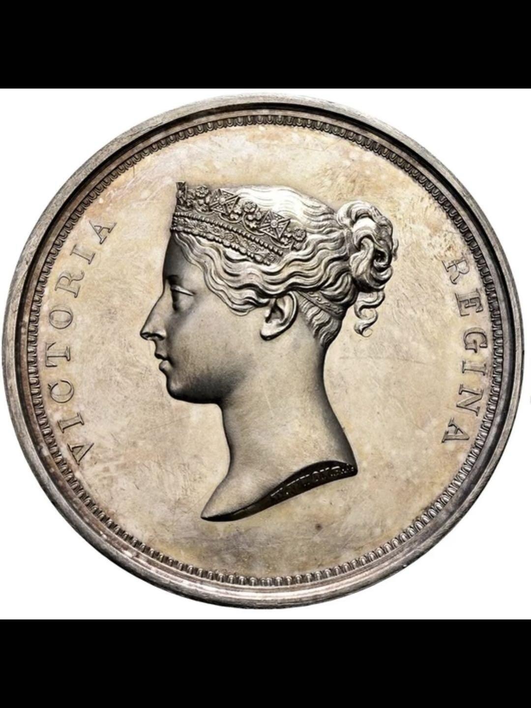 1837年维多利亚女王到访金融城银章