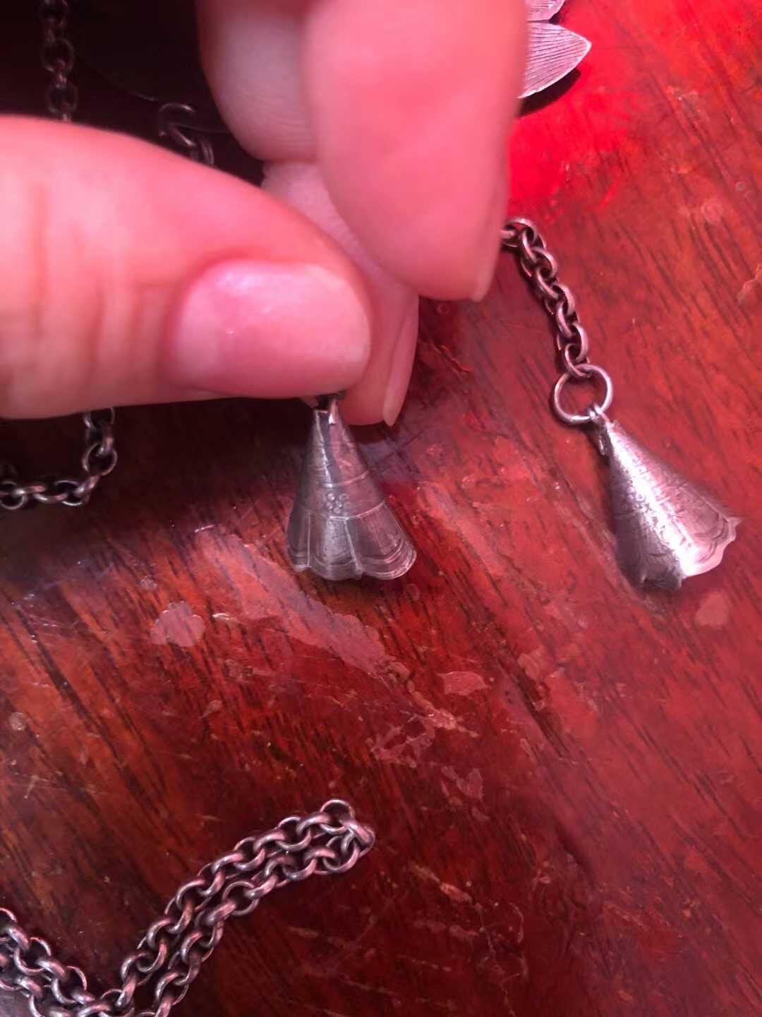 五子登科银锁片