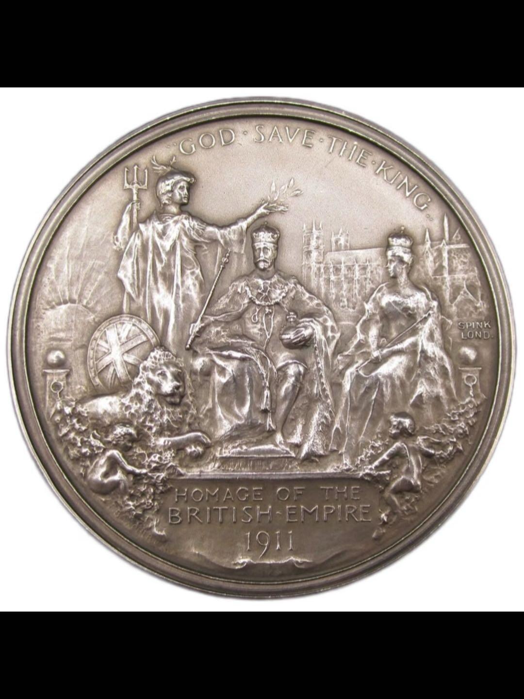 1911年乔治五世加冕纪念大银章