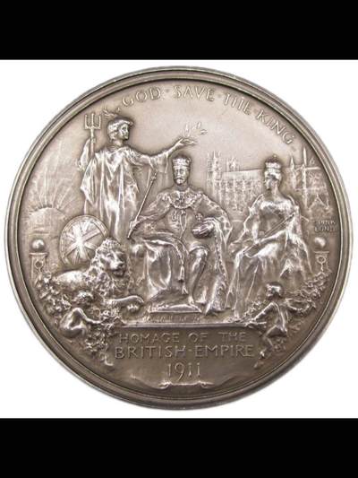 1911年乔治五世加冕纪念大银章