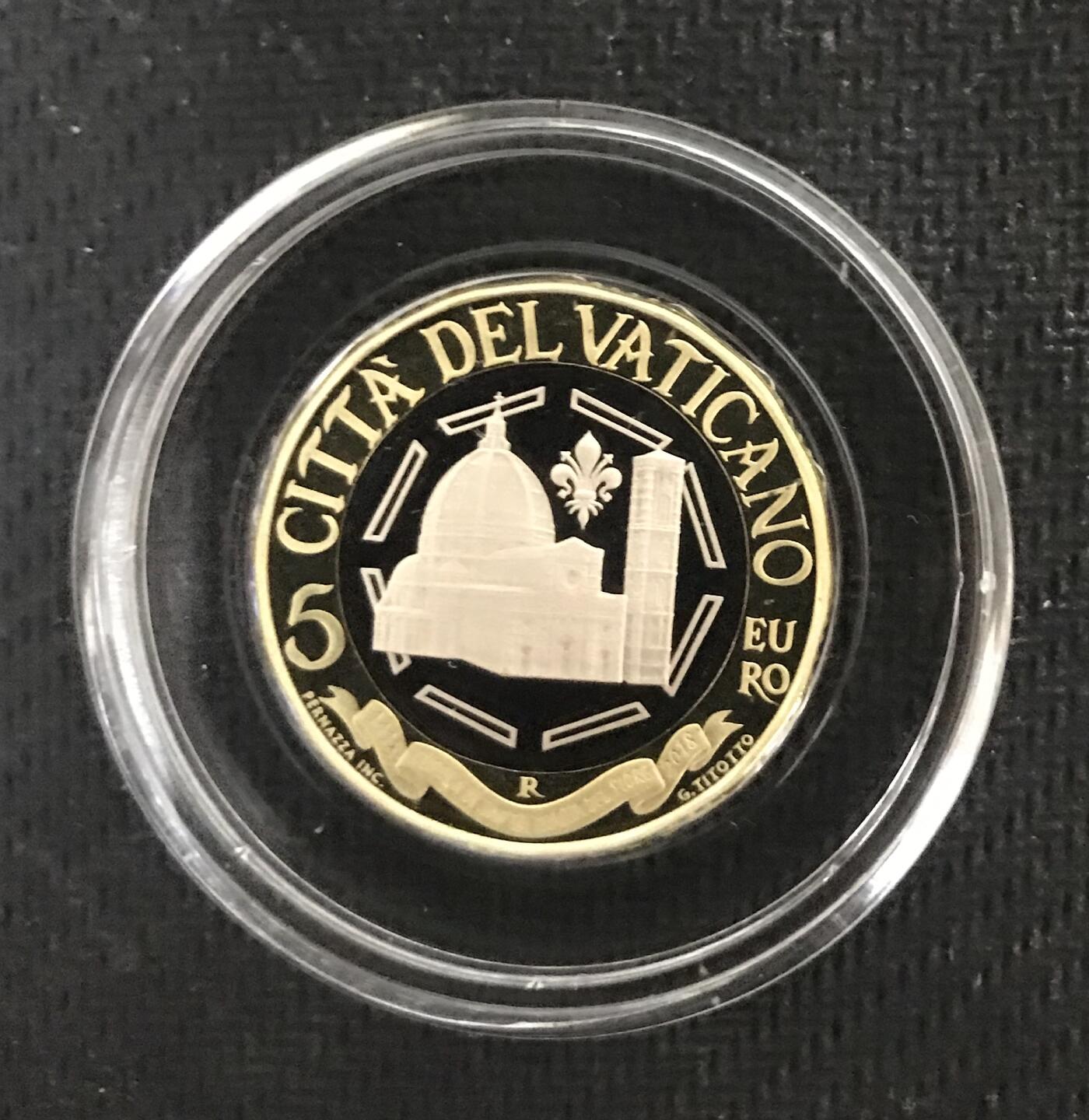 梵蒂冈5欧元流通纪念币