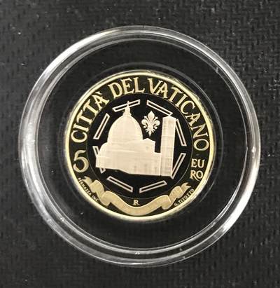 梵蒂冈5欧元流通纪念币