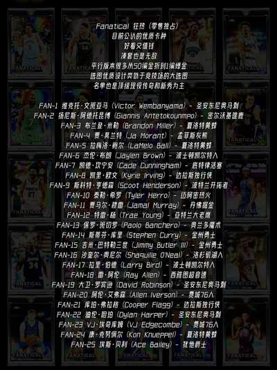 零售最佳凑套比例小特 Fanatical 狂热系列