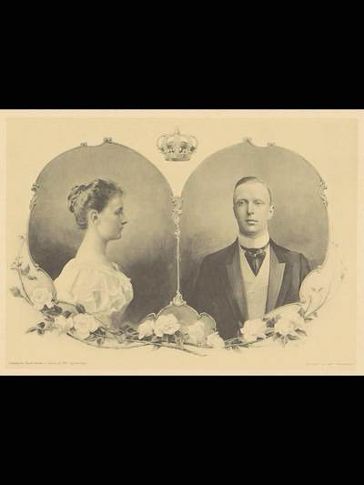 1901年荷兰女王威廉明娜结婚纪念银章