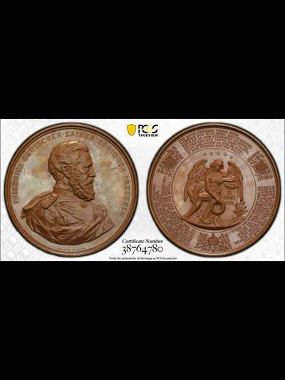 1888年弗里德里希三世逝世纪念章