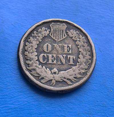 美国印第安人头像1863 年一美分