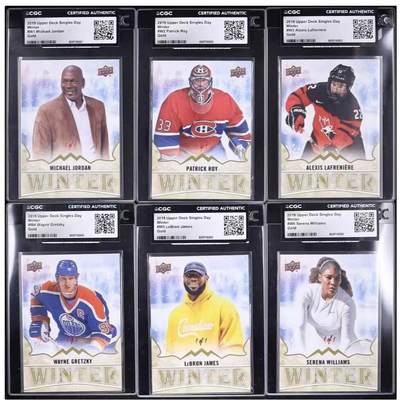 乔丹詹姆斯领衔20张全套Upper Deck代言人1of1收藏卡首次出现