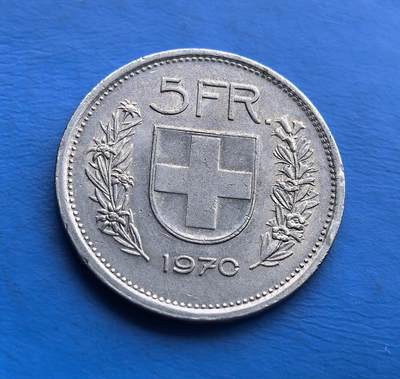 瑞士1970 年 5 法郎