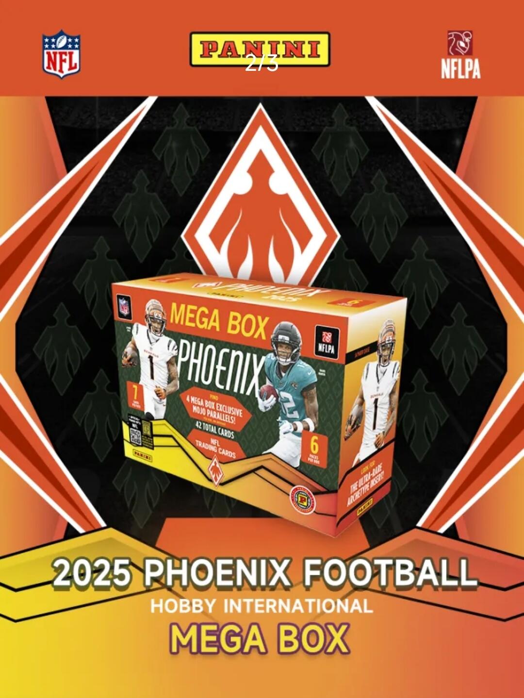 2025 Phoenix NFL Hobby International Mega Box：燃动赛场的收藏狂欢