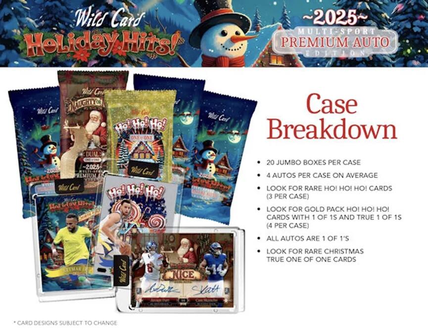 亚马尔搭档美少女？1/1开到手软的Wild Card 2025圣诞假日高级签字盒