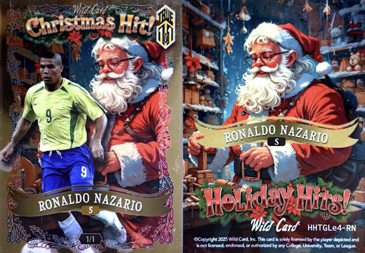 亚马尔搭档美少女？1/1开到手软的Wild Card 2025圣诞假日高级签字盒