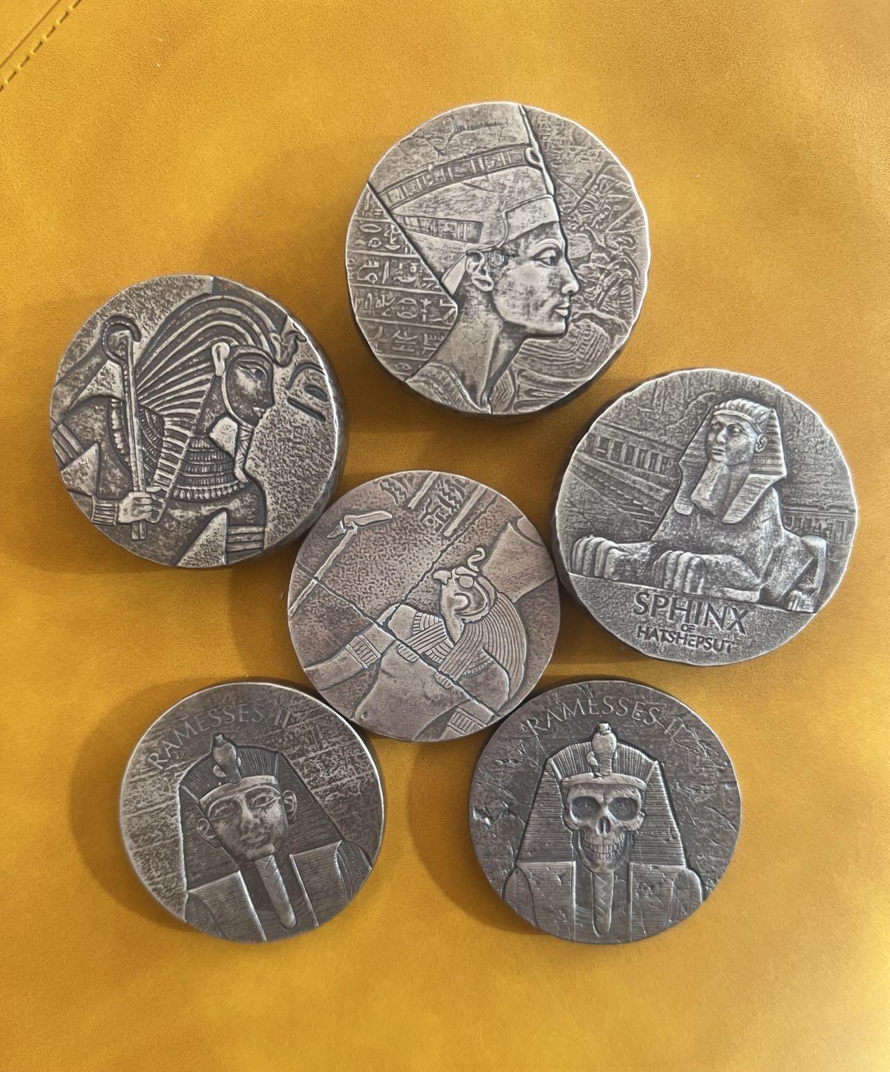 【乍得】埃及仿古系列银币～