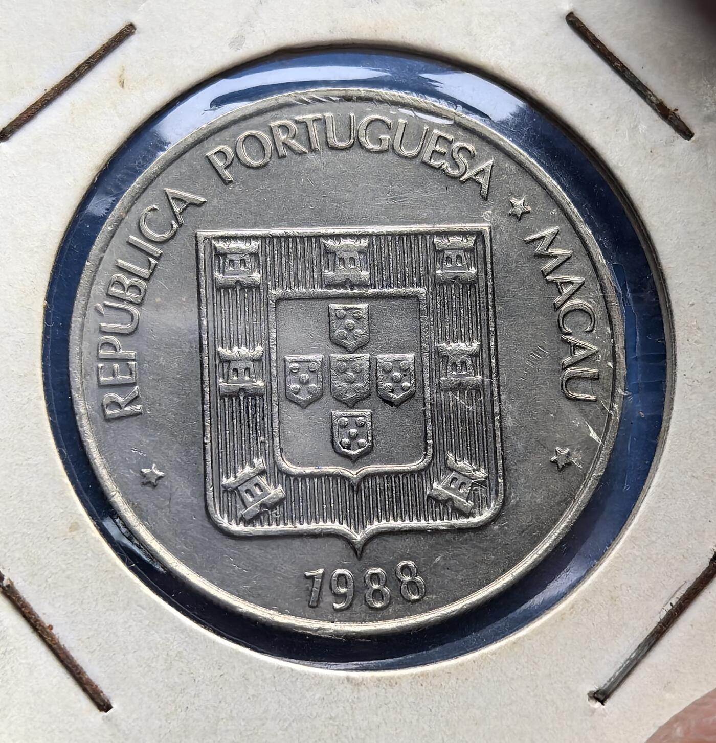 澳门 1988 年5 元
