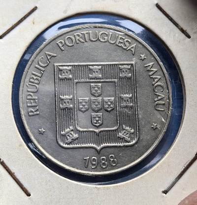 澳门 1988 年5 元