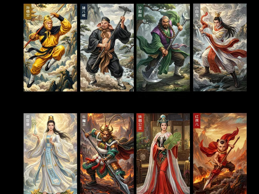 这套西游卡不错