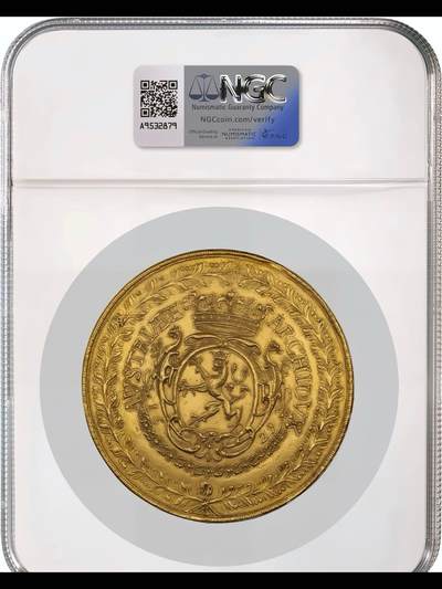 古代欧洲最大的金币—波希米亚1629年100杜卡特金币