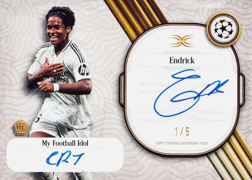 全是卡签的足球产品你见过吗？Topps Definitive至尊欧战系列豪气来袭！