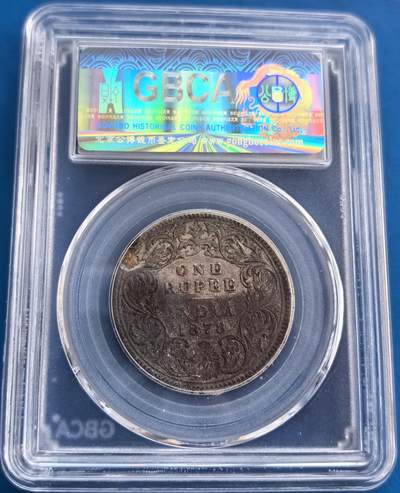 英属印度 1878 年1 卢比银币