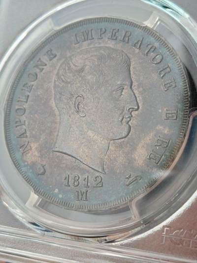 1812年意大利王国的拿破仑5里拉银币
