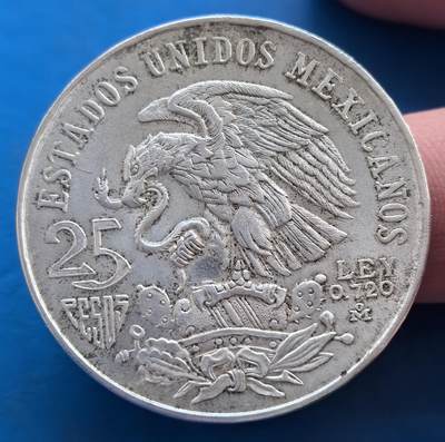 墨西哥1968 年奥运 25 比索银币