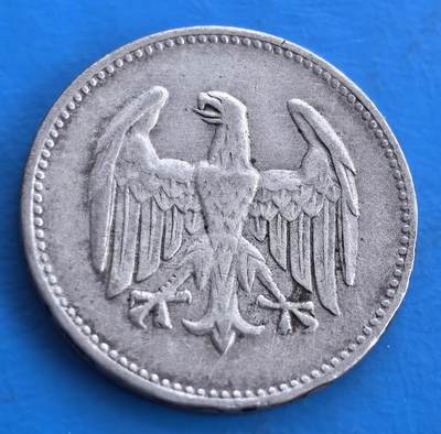 德国魏玛共和国1924 年1 马克银币