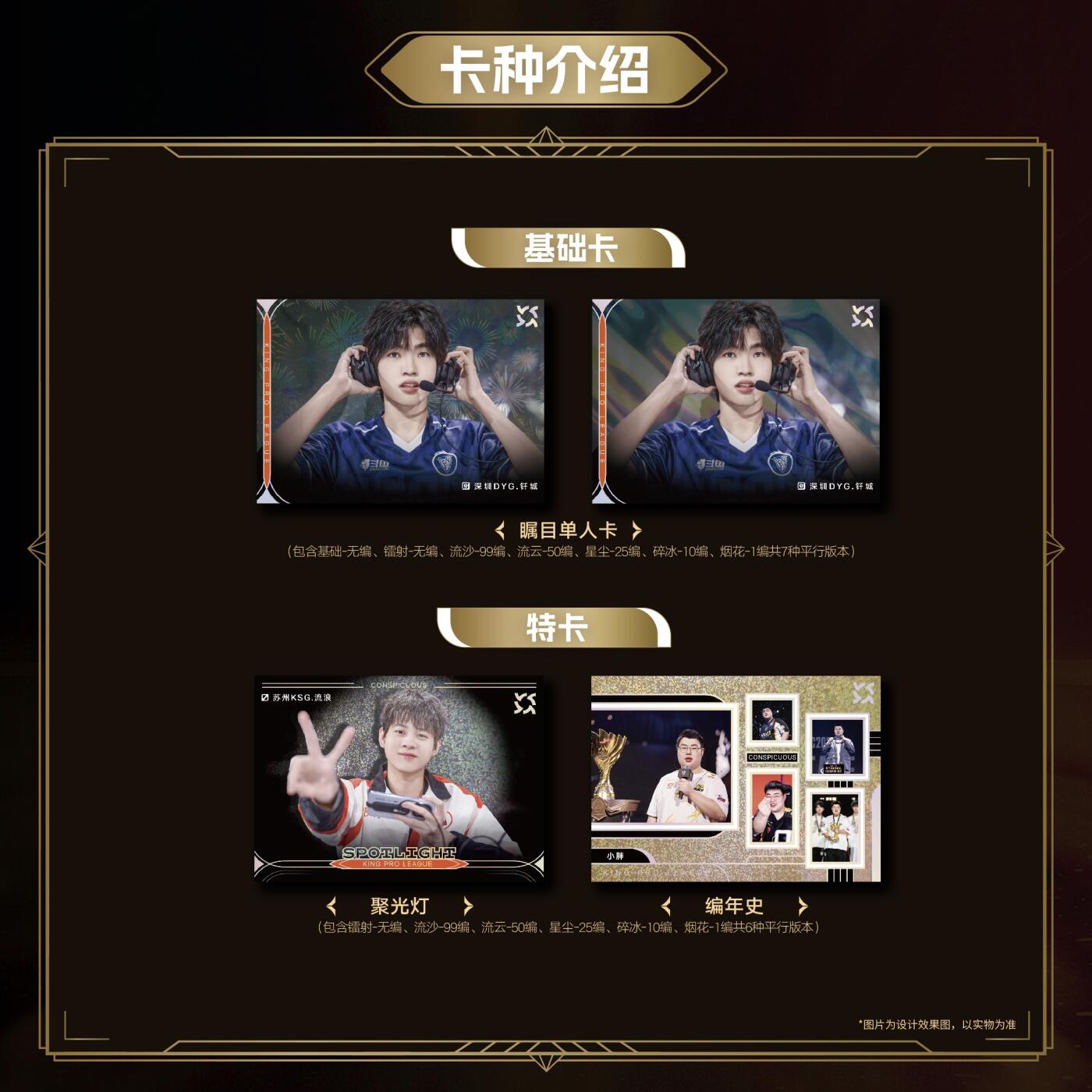 不凡玩品BUFFUN 2025瞩目CONSPICUOUS KPL官方授权选手卡