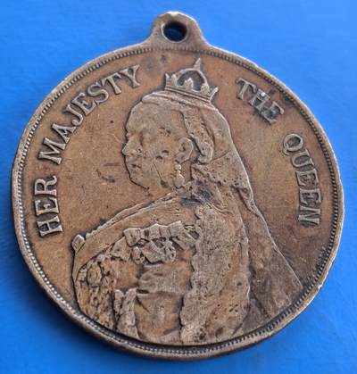 英国1887 年维多利亚女王金禧铜章