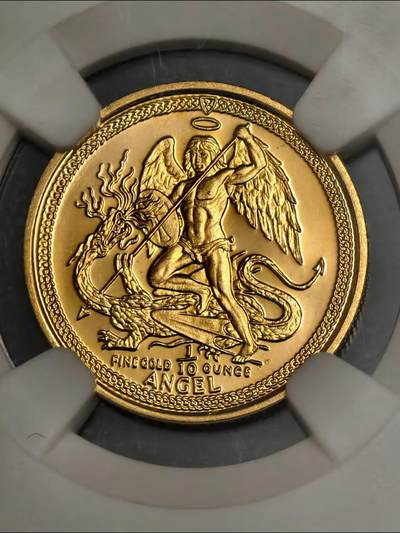 1984年马恩岛大天使屠龙金币