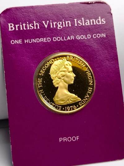 1976年英属维尔京群岛女王金币