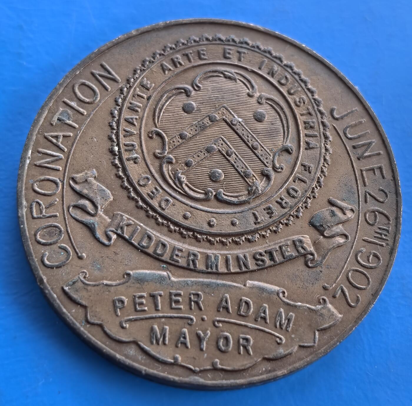 英国1902 年爱德华七世加冕铜章