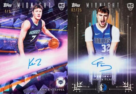 Topps Midnight篮球系列新品重磅登场 续写收藏热潮