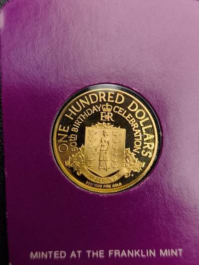 1976年英属维尔京群岛女王金币