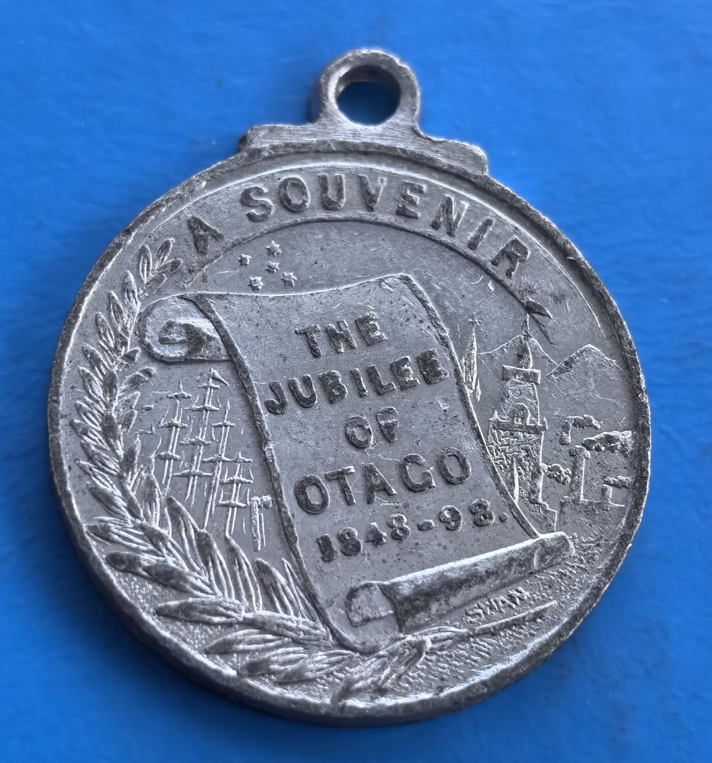 新西兰1898 年奥塔哥建省 50 周年纪念章