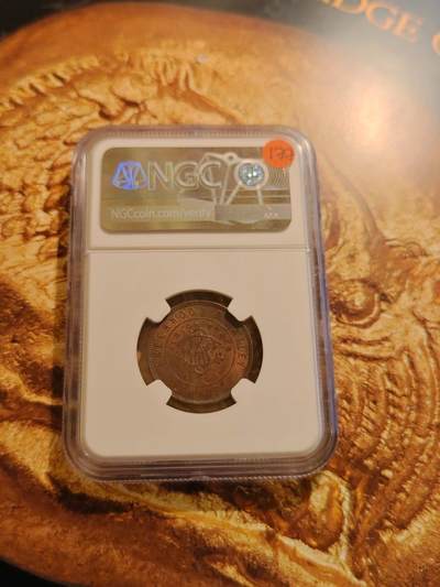 1905年英属印度孟加拉虎铜代币