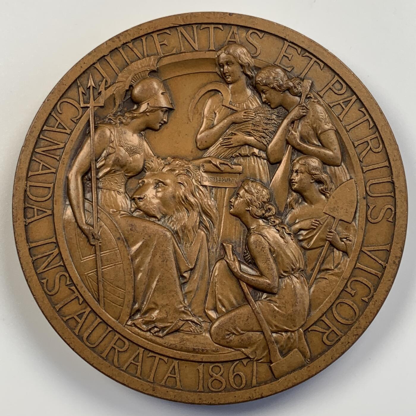 1867年加拿大联邦宪法76mm大铜章