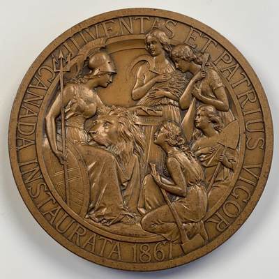 1867年加拿大联邦宪法76mm大铜章